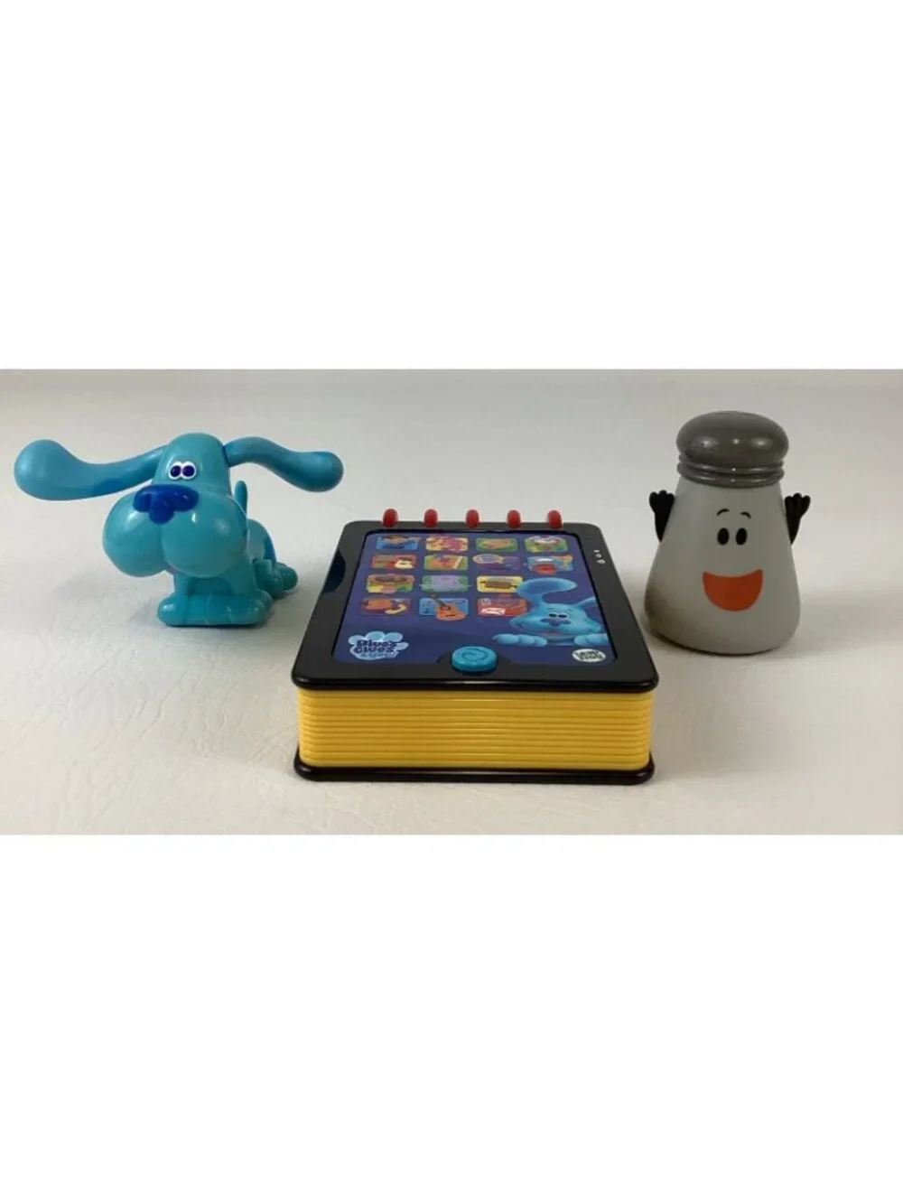 Blue's Clues Handy Dandy Notebook Mrs Pepper Blue Figure Toy Lot Bundle TESTED